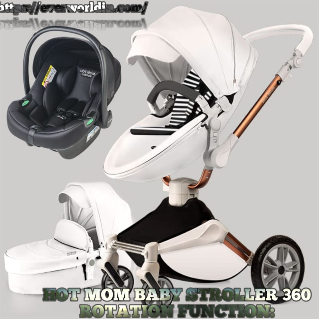 Hot Mom Baby Stroller 360 Rotation Function