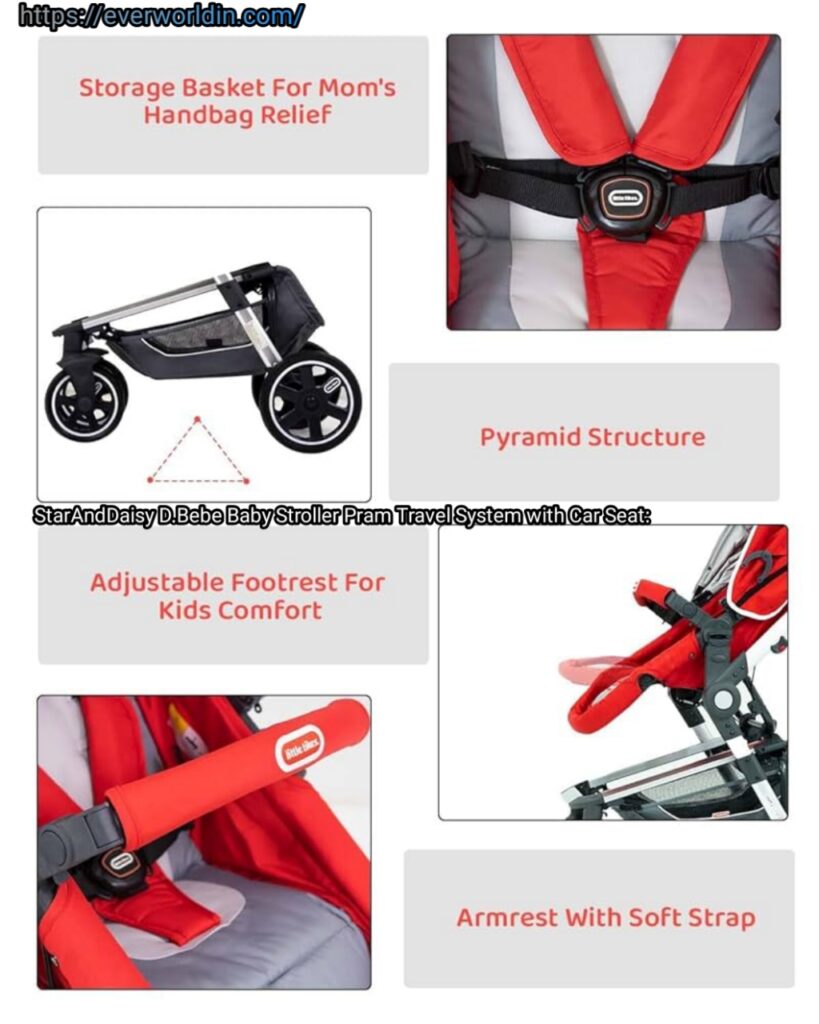 StarAndDaisy D.Bebe Baby Stroller