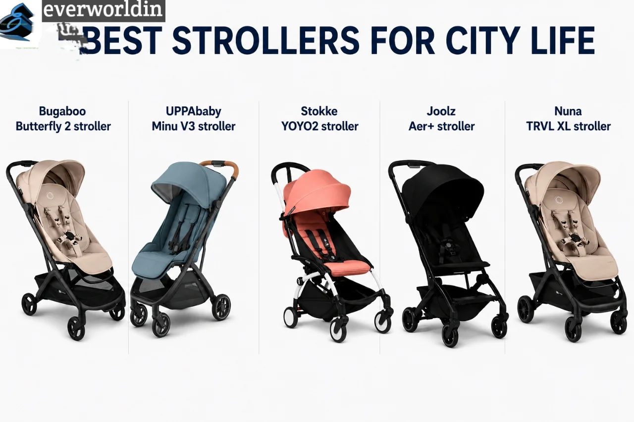 Best stroller for NYC subway travel featuring Bugaboo Butterfly 2, UPPAbaby Minu V3, Stokke YOYO2, Joolz Aer+