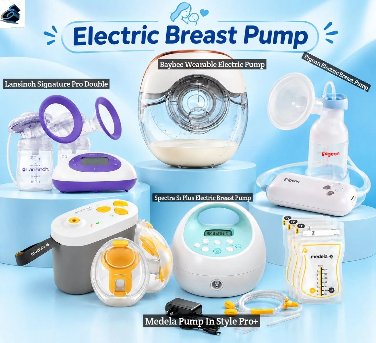 Electric breast pump